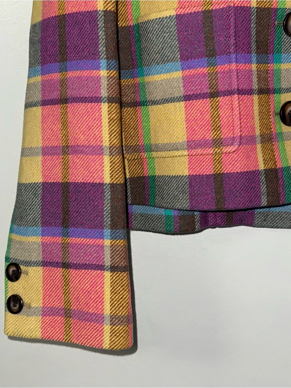 BODEN KNIGHTSBRIDGE WOOL JACKET IN MULTI CHECK - Picture 3 of 13